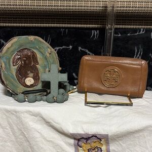 Tory Burch Tan Leather Wallet